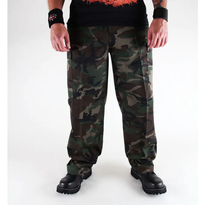 kalhoty plátěné BRANDIT US Ranger Hose Woodland S
